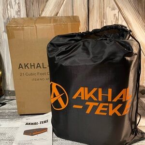 Akhal-Teke 21 Cubic Feet Roof  Car Bag Gray And Orange New